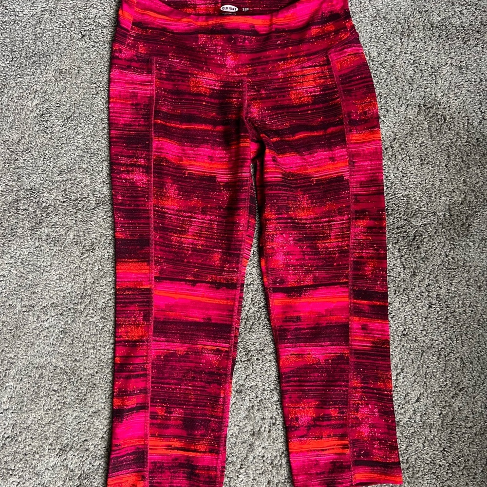 Old Navy Leggings in Red, Pink, Purple, Orange